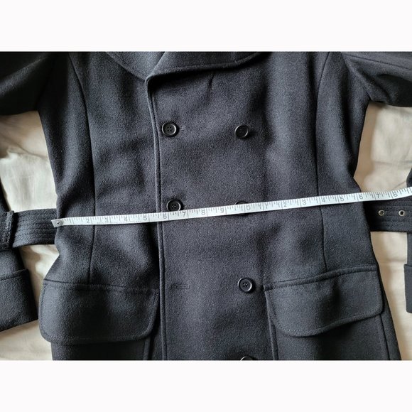 BCBGMaxAzria Black Long Coat - Picture 5 of 7